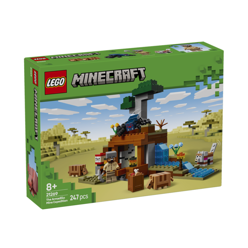 Spedizione nella miniera dell’armadillo - Lego Minecraft 21269