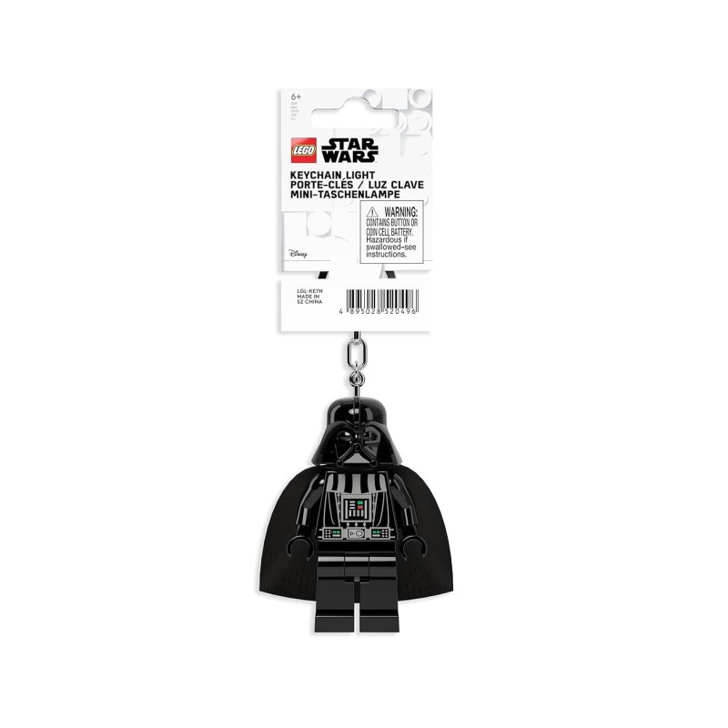 Portachiavi Darth Vader con torcia - Lego LGL-KE7H