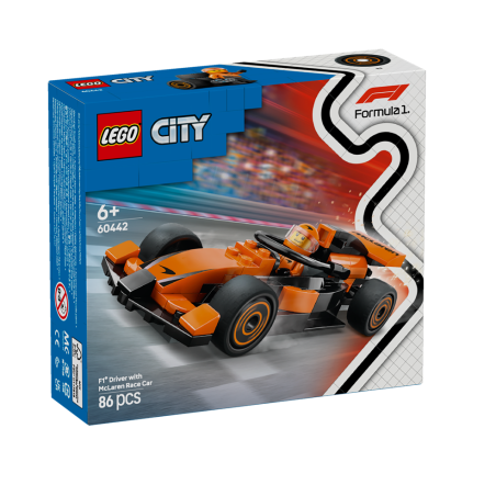 Pilota e monoposto McLaren F1® - Lego City 60442
