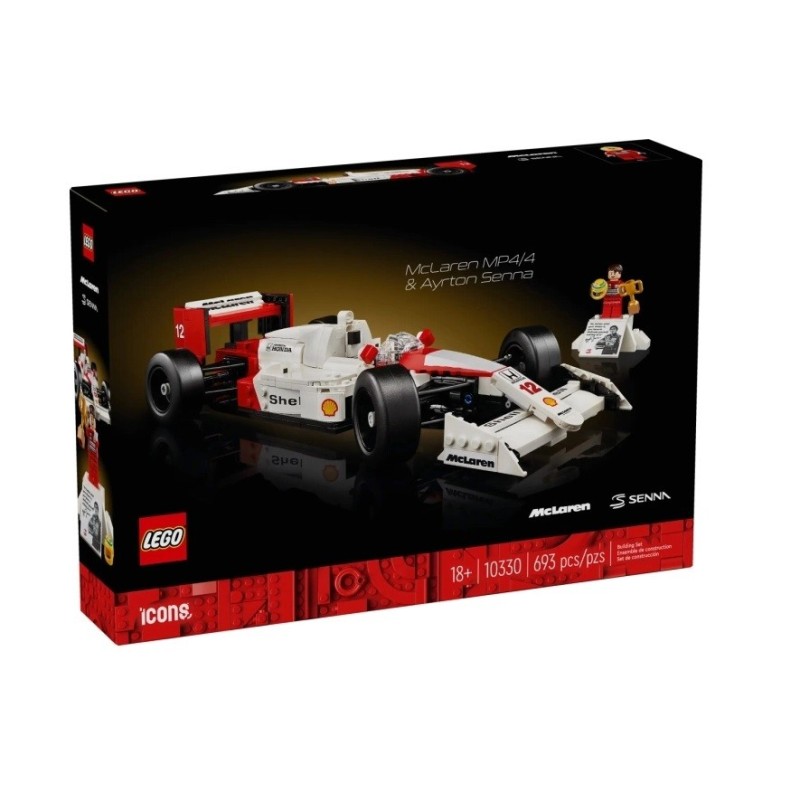 McLaren MP4/4 e Ayrton Senna - Lego Icons 10330