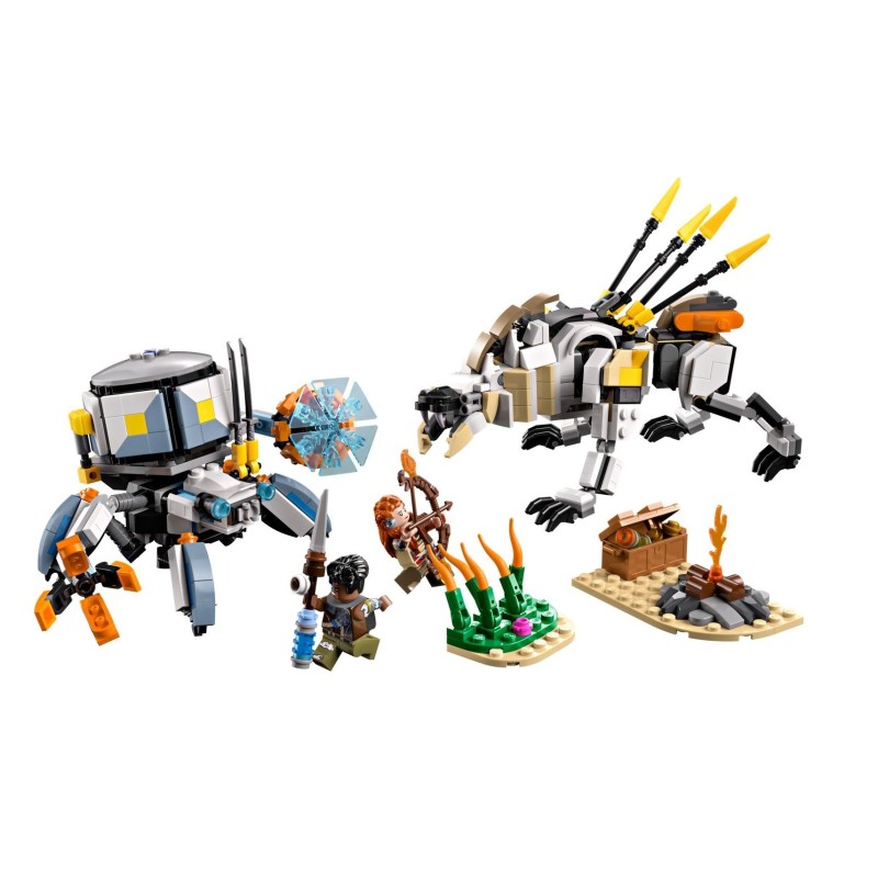 Aloy e Varl contro Arcapode e Secodonte - Lego Horizon 77037