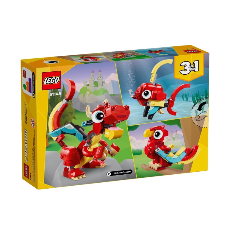 Lego Drago Rosso - 31145