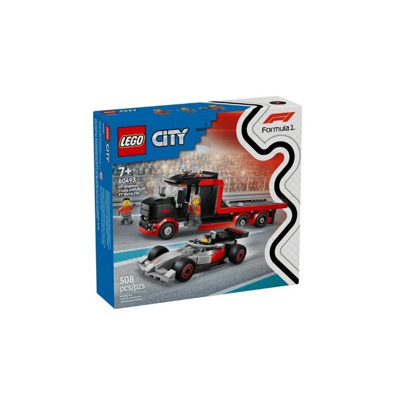 Display Truck F1® con auto da corsa Audi F1® - Lego City 60493