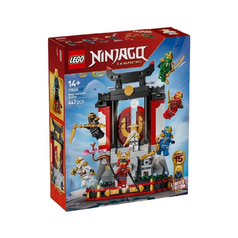 Display personaggi Ninja – 15° anniversario - Lego Ninjago 71866