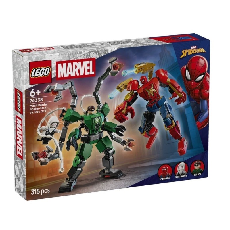 Battaglia mech: Spider-Man vs. Doc Ock - Lego Marvel 76338