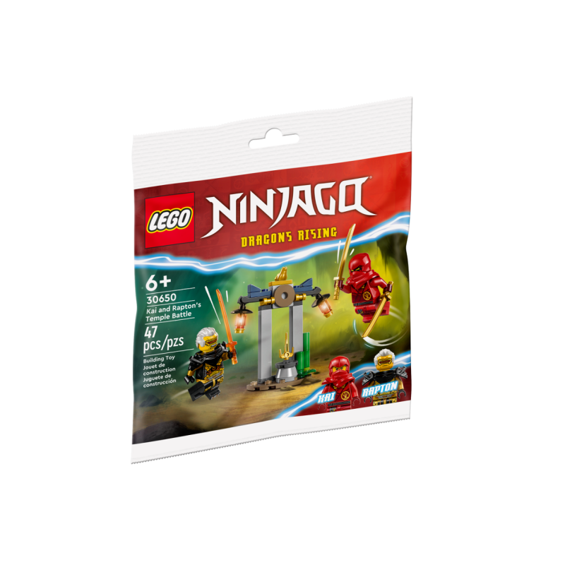 Battaglia Nel Tempio Di Kai E Rapton - Lego Ninjago 30650