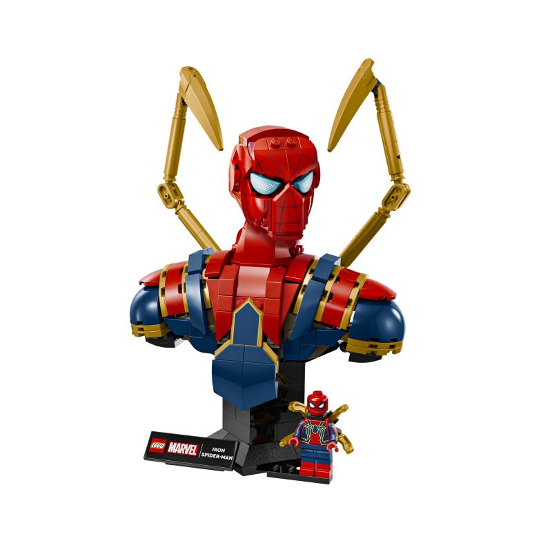 Busto di Iron Spider-Man - Lego Marvel 76326